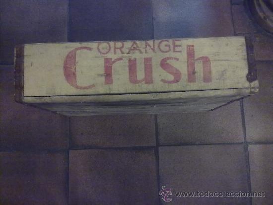 Coleccionismo de Coca-Cola y Pepsi: CAJA ORIGINAL DE MADERA ORANGE CRUSH - Foto 1