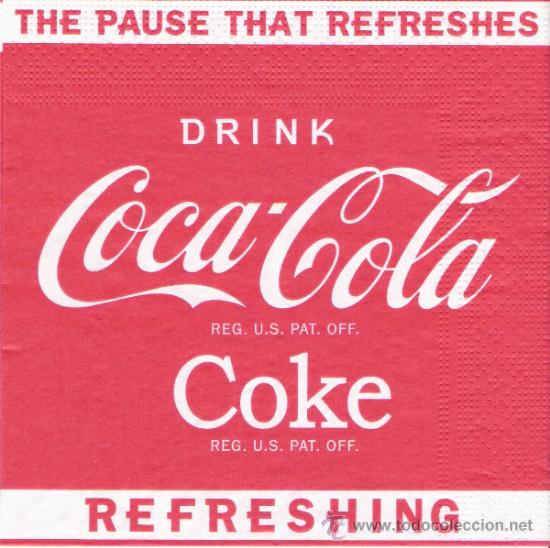 Sammeln von Coca-Cola und Pepsi: Servilleta papel coca cola