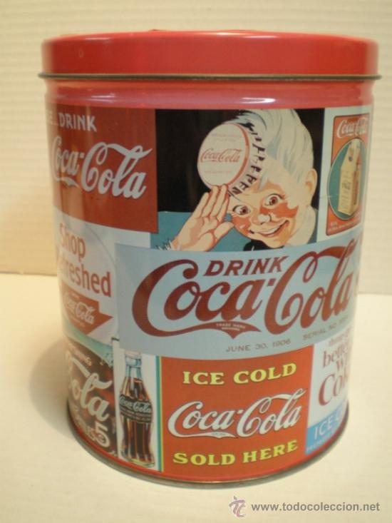 Sammeln von Coca-Cola und Pepsi: CAJA DE CHAPA COCA COLA PUBLICIDAD ANTIGUA EE.UU.