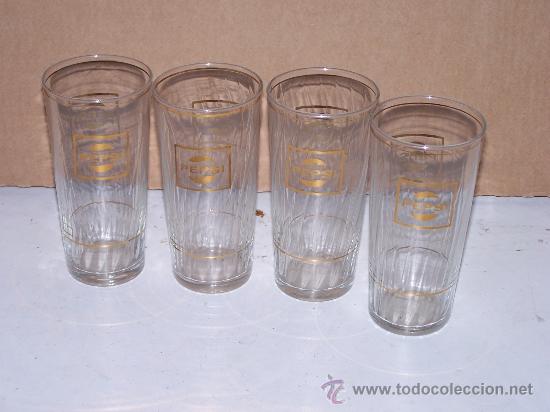 Coleccionismo de Coca-Cola y Pepsi: Pepsi, cuatro vasos de tubo