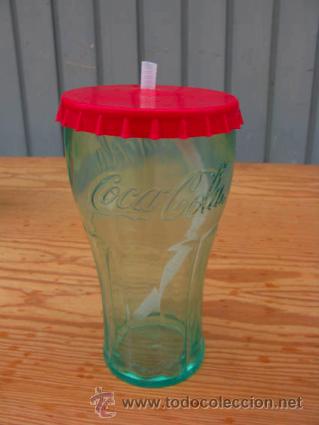 Coleccionismo de Coca-Cola y Pepsi: Vaso de cocacola, de pl&aacute;stico original de la marca. - Foto 2