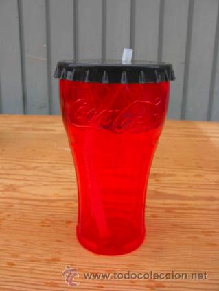 Coleccionismo de Coca-Cola y Pepsi: Vaso de cocacola, de pl&aacute;stico original de la marca. - Foto 3
