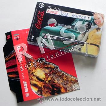 Sammeln von Coca-Cola und Pepsi: CASETE DE COCA COLA RARO - BASF PUBLICIDAD BEBIDA CINTA VIRGEN + CASETES COCACOLA EN VENTA COCHE