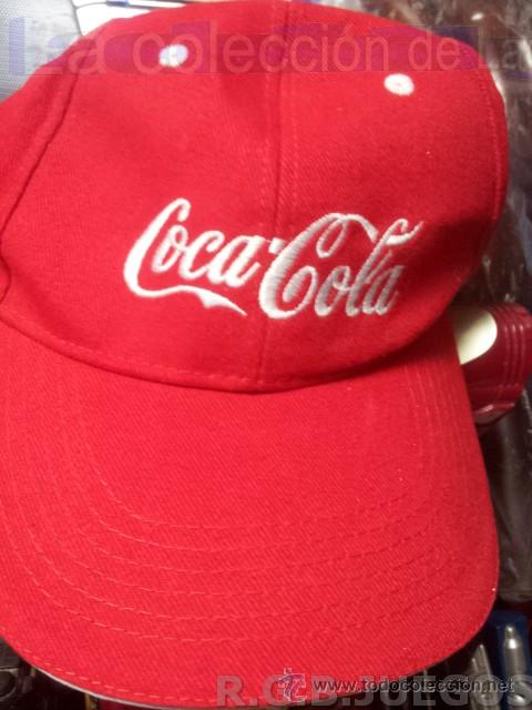 Colecionismo de Coca-Cola e Pepsi: GORRA DE TELA ROJA CON LETRAS DE COCACOLA BORDADAS COCA COLA