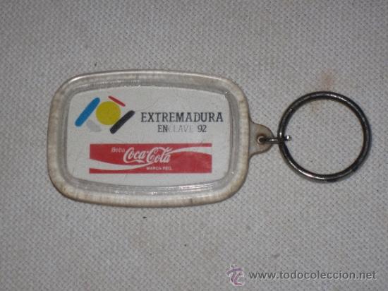 Coleccionismo de Coca-Cola y Pepsi: LLAVERO DE PUBLICIDAD COCA-COLA - EXTREMADURA EN CLAVE 92.