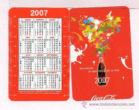 Sammeln von Coca-Cola und Pepsi: - 8515 Bonito Calendario de Coca Cola del a&ntilde;o 2007 Fiestas de Mallorca en Castellano