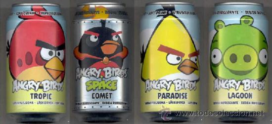 Coleccionismo de Coca-Cola y Pepsi: Angry Birds Set