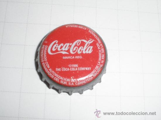 Colecionismo de Coca-Cola e Pepsi: CHAPA DE COCA COLA 1996 (EMBOTELLADA SEVILLA)