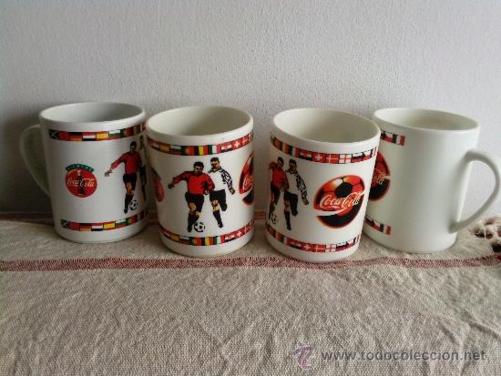 Collecting of Coca-Cola and Pepsi: 4 tazas de pasta publicidad de coca cola mundial de futbol