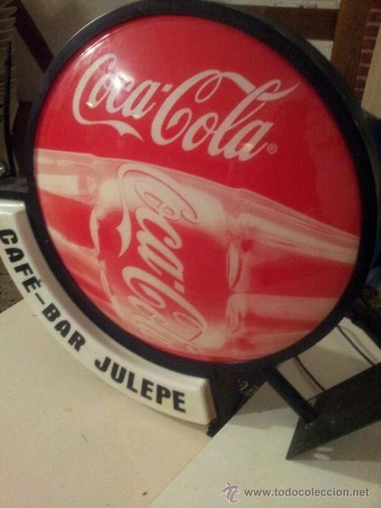Coleccionismo de Coca-Cola y Pepsi: Cartel luminoso de Coca cola - Foto 1