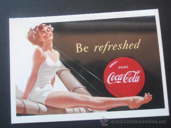Sammeln von Coca-Cola und Pepsi: Bonita postal de la casa Coca Cola sin escribir