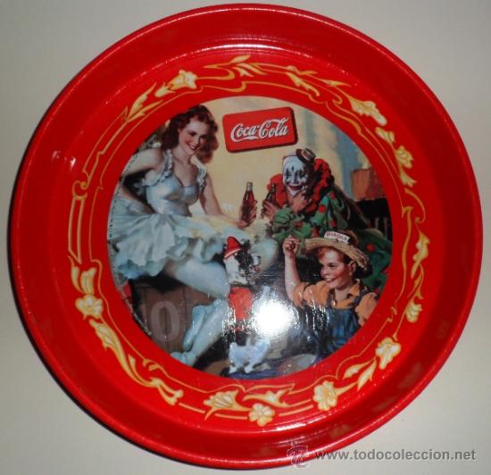Coleccionismo de Coca-Cola y Pepsi: Bandeja Redonda de Coca-Cola - Foto 6