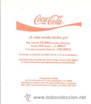 Colecionismo de Coca-Cola e Pepsi: SERVILLETA COCA COLA 2008