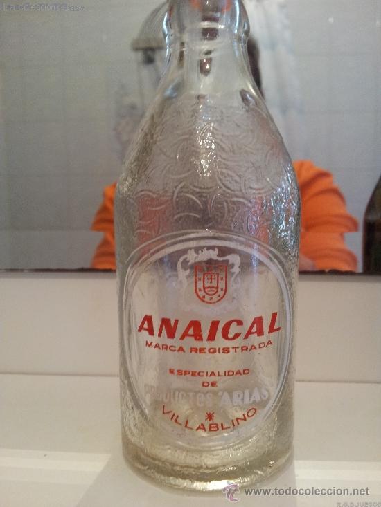Sammeln von Coca-Cola und Pepsi: ANTIGUA BOTELLA DE REFRESCO DESAPARECIDO ANAICAL AL REV&Eacute;S LACIANA VALLE Y COMARCA DE LEON