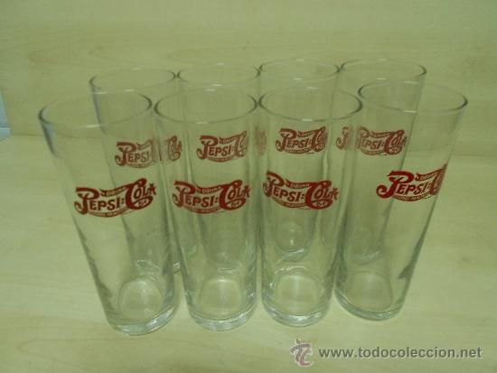 Coleccionismo de Coca-Cola y Pepsi: LOTE DE OCHO VASOS DE PEPSI COLA - Foto 2