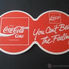 Coleccionismo de Coca-Cola y Pepsi: POSAVASOS DOBLE COCA-COLA COKE