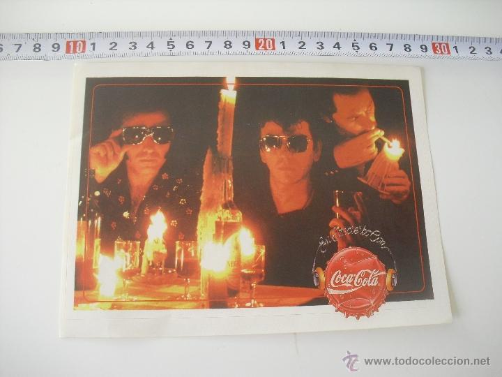 Colecionismo de Coca-Cola e Pepsi: Coca cola coke. En conciertos con Gabinete Caligari PEGATINA SIN PEGAR, ADHESIVO. Calca.