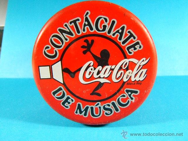 Collecting of Coca-Cola and Pepsi: COCA COLA COKE-CONTAGIATE DE MUSICA-LATA METALICA TUBO-ORIGINAL DE LA MARCA EN ESPA&Ntilde;A-DECADA 1970.