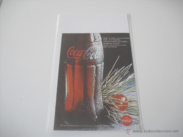 Collectionnisme de Coca-Cola et Pepsi: Publicidad de Coca-Cola anuncio en prensa original de 1968 .Mide 18,5 x 13 cm. cocacola.