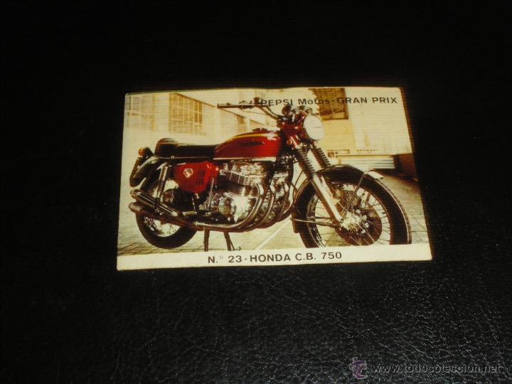 Collecting of Coca-Cola and Pepsi: PEPSI, GRAN PRIX. HONDA CB 750.