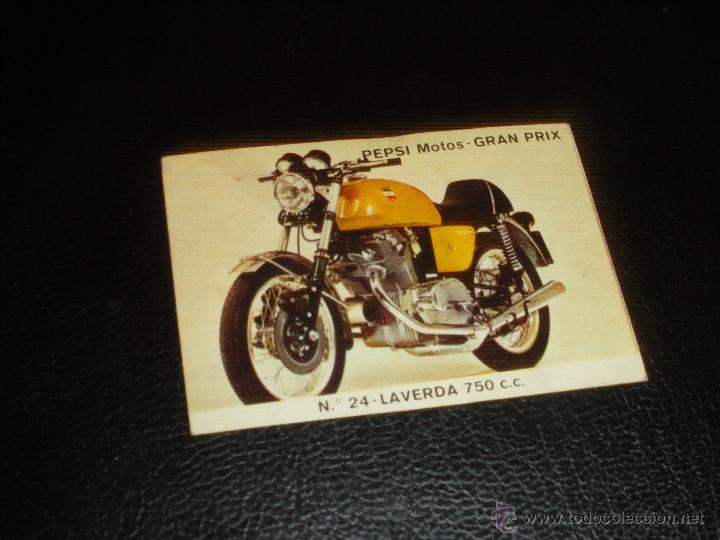Collectionnisme de Coca-Cola et Pepsi: PEPSI, GRAN PRIX. LAVERDA 750 CC.