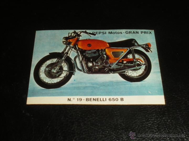 Collecting of Coca-Cola and Pepsi: PEPSI, GRAN PRIX. BENELLI 650 B.