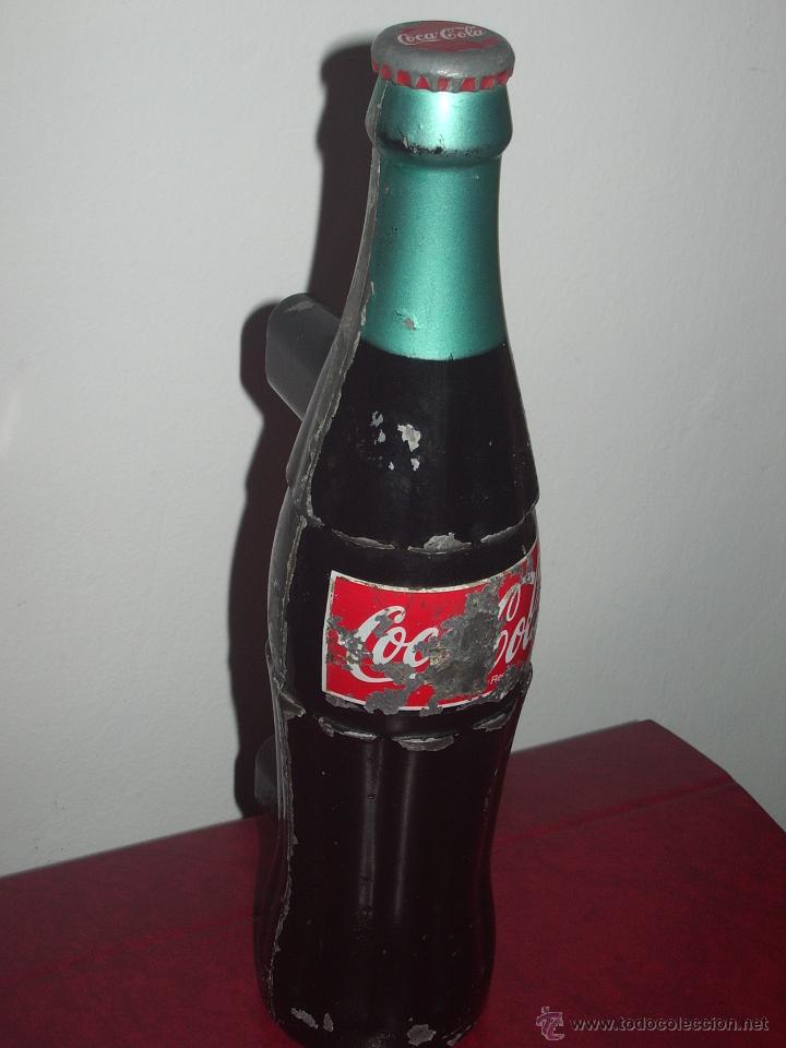 Coleccionismo de Coca-Cola y Pepsi: ABRIDOR , BOTELLA Coca Cola Metal. - Foto 1
