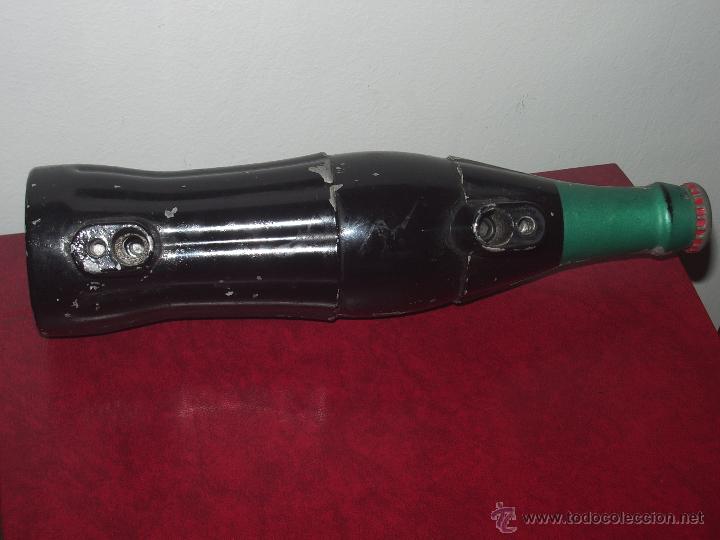 Coleccionismo de Coca-Cola y Pepsi: ABRIDOR , BOTELLA Coca Cola Metal. - Foto 4