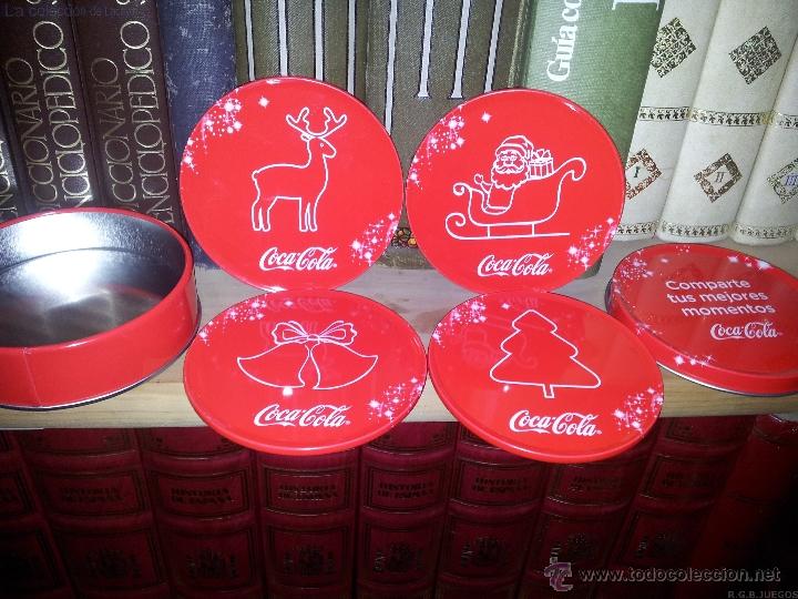 Colecionismo de Coca-Cola e Pepsi: CAJA CON COLECCION DE POSAVASOS COCACOLA DE NAVIDAD COCA COLA