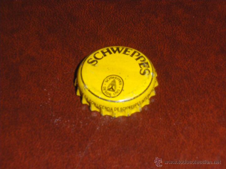 Coleccionismo de Coca-Cola y Pepsi: CHAPA DE SCHWEPPES. - Foto 1