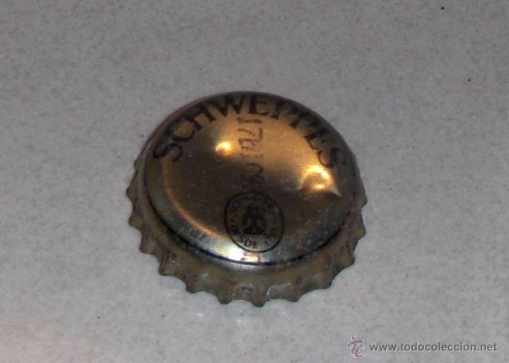 Coleccionismo de Coca-Cola y Pepsi: CHAPA DE TONICA SCHWEPPES. - Foto 1