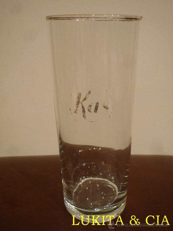 Collectionnisme de Coca-Cola et Pepsi: VASO DE KAS CON LETRAS EN DORADO