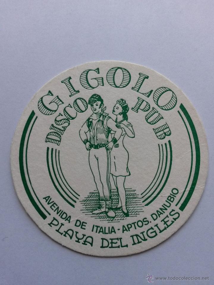 Collectionnisme de Coca-Cola et Pepsi: Posavaso con a&ntilde;os disco-pub gigolo, playa del ingles