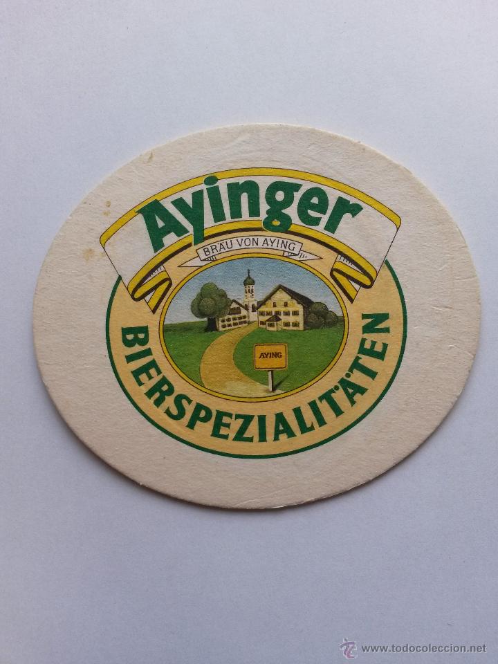 Collectionnisme de Coca-Cola et Pepsi: Posavaso con a&ntilde;os carton duro cerveza ayinger 2 fotos