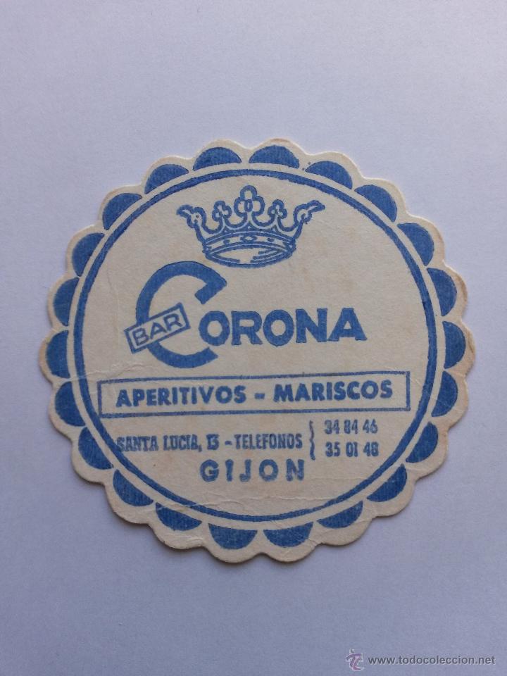 Collectionnisme de Coca-Cola et Pepsi: Posavaso con a&ntilde;os bar corona ,gijon