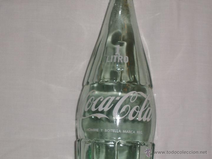 Coleccionismo de Coca-Cola y Pepsi: BOTELLA DE COCA COLA 1 LITRO - Foto 4