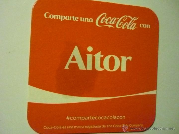 Collecting of Coca-Cola and Pepsi: POSAVASOS CARTON DURO COCA COLA - AITOR
