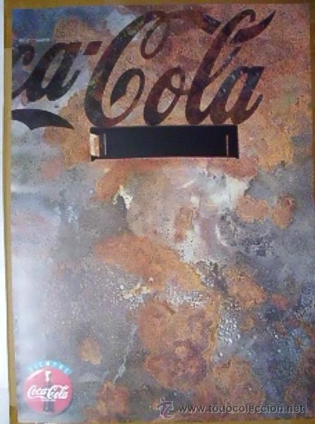 Coleccionismo de Coca-Cola y Pepsi: CARTEL PUBLICITARIO COCA-COLA. (TAMA&Ntilde;O 70 X 50 APROX), &Ntilde;