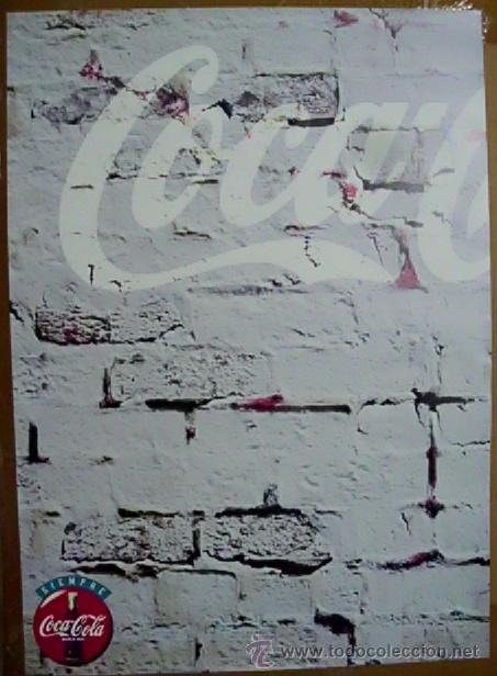 Coleccionismo de Coca-Cola y Pepsi: CARTEL PUBLICITARIO COCA-COLA. (TAMA&Ntilde;O 70 X 50 APROX).&Ntilde;