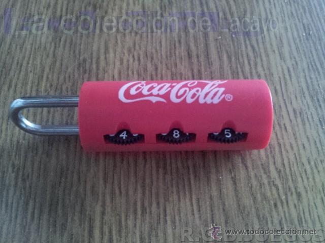 Collecting of Coca-Cola and Pepsi: CANDADO PEQUE&Ntilde;O COCA COLA - PUBLICIDAD DE BEBIDA - LLAVERO
