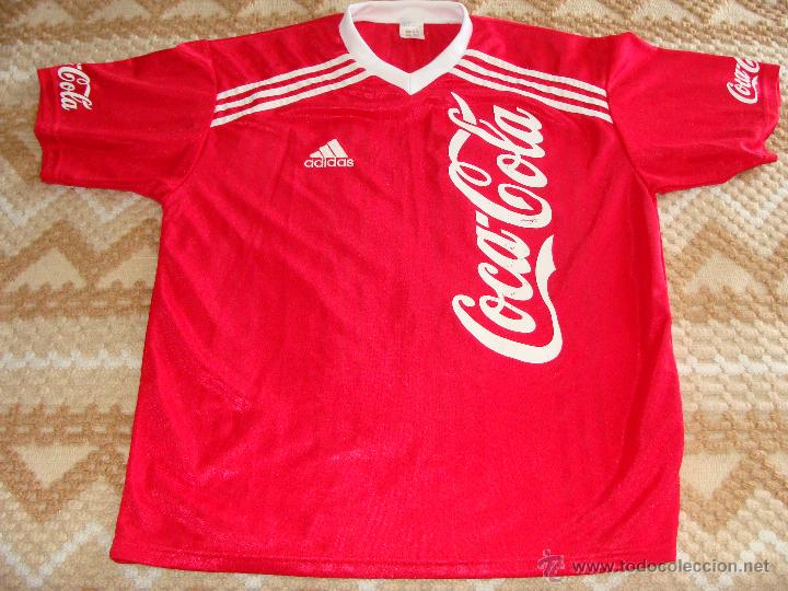 casamentero India Calificación camiseta de fútbol de coca cola. años 90. adida - Buy Coca-Cola and Pepsi  collectibles on todocoleccion
