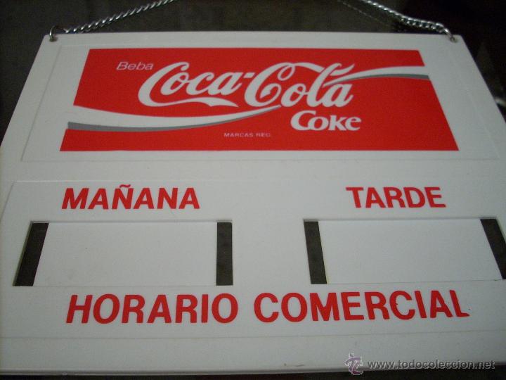 Coleccionismo de Coca-Cola y Pepsi: LETRERO COCA COLA PUERTA - Foto 1