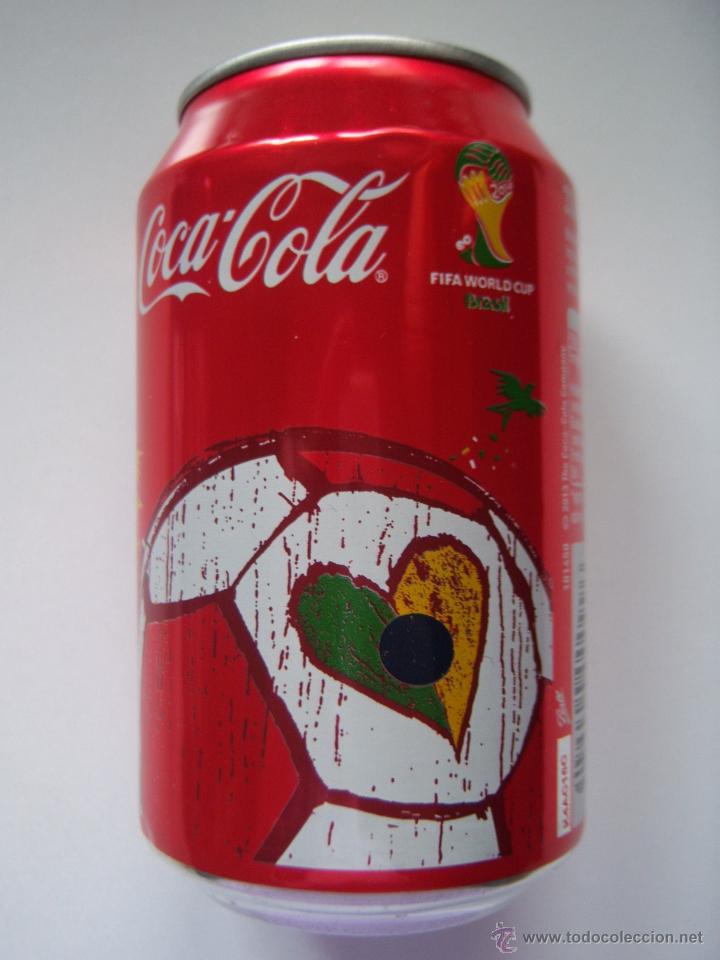 Collecting of Coca-Cola and Pepsi: Lata Coca Cola Classic.Copa Mundo Brasil. Fifa World Cup.Mundial F&uacute;tbol. Coke.Coleccionistas.Francia