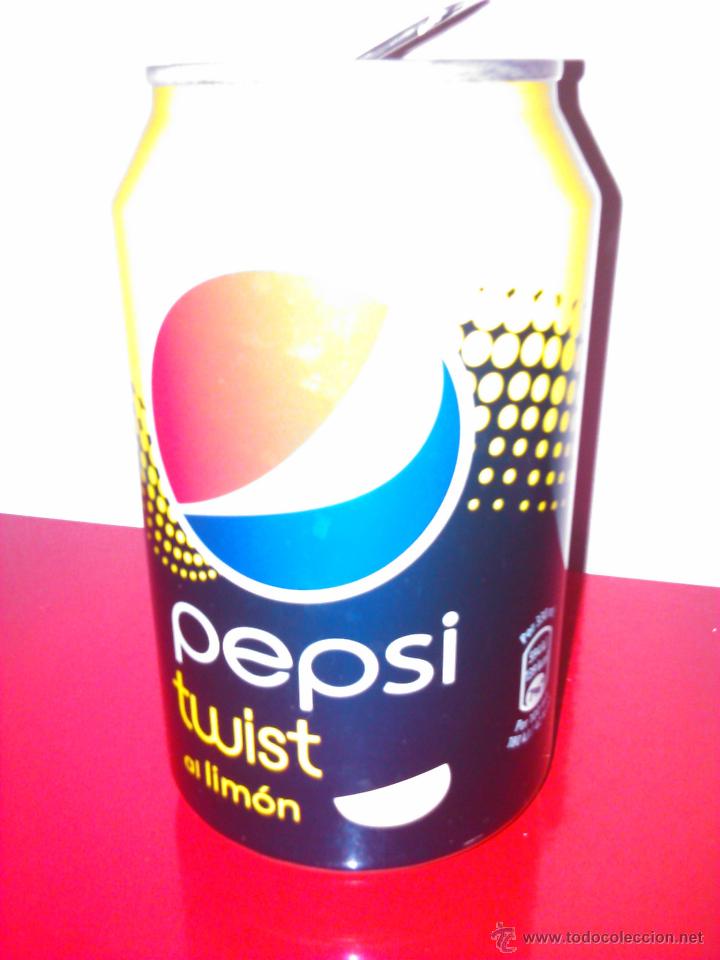 Collecting of Coca-Cola and Pepsi: LATA VAC&Iacute;A DE PEPSI TWIST AL LIM&Oacute;N (33 CL)