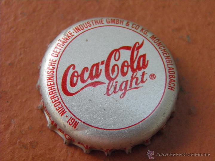 Colecionismo de Coca-Cola e Pepsi: TAPPI CHAPA COCA COLA LIGHT (4). MONCHENGLADBACH. ALEMANIA.FAB. CHAPA: ZAPATA--LOTE N. 2243-CARMANJO