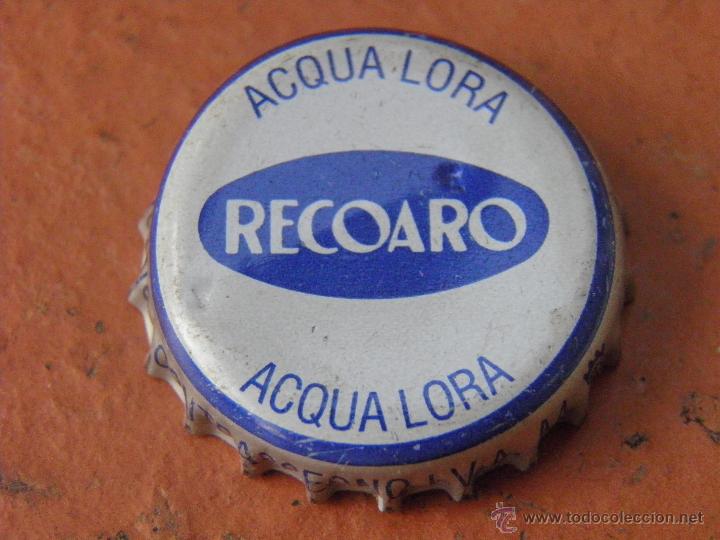 Coleccionismo de Coca-Cola y Pepsi: CHAPA AGUA LORA ACQUA EAU WATER RECOARO. ITALIA. FAB. CHAPA:CCI.---LOTE N. 1531--CARMANJO