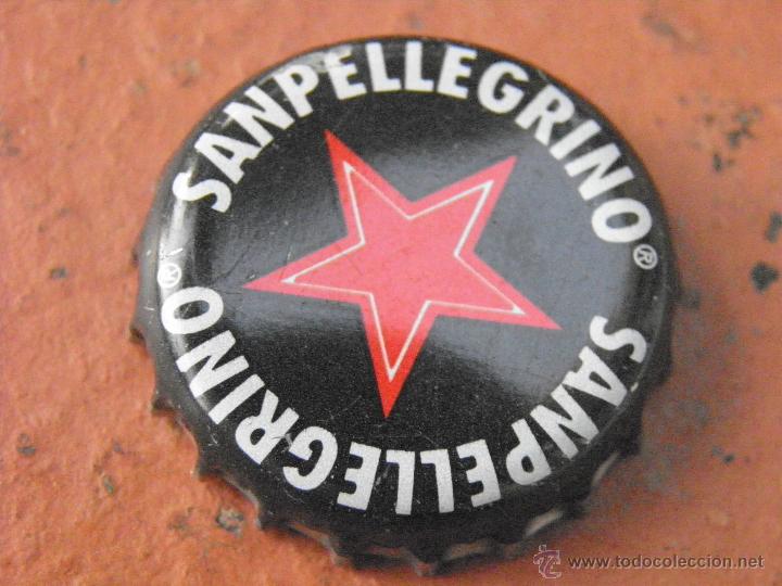 Coleccionismo de Coca-Cola y Pepsi: BOTTLE CAP WATER CHAPA AGUA SANPELLEGRINO (1). ITALIA. FAB. CHAPA: DAP .----LOTE N. 499----CARMANJO