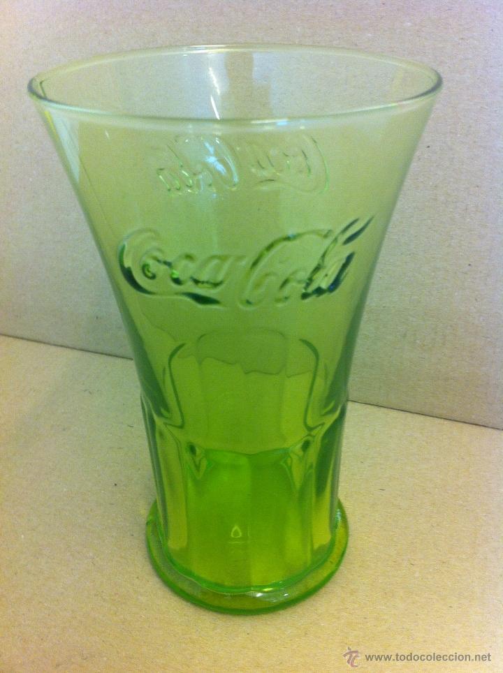Sammeln von Coca-Cola und Pepsi: VASO DE CRISTAL COCA-COLA GRABADO