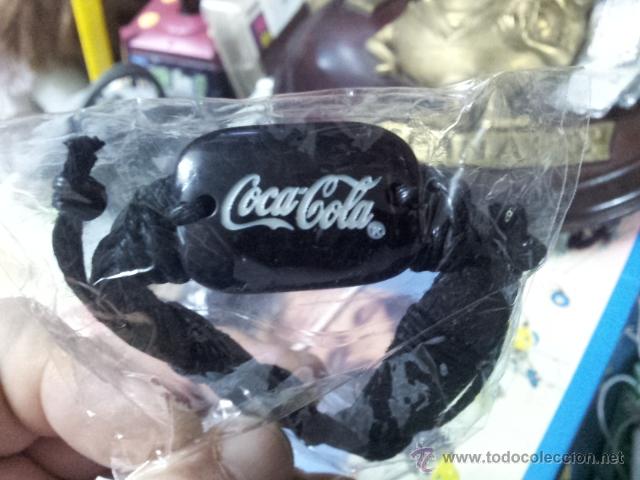 Collezionismo di Coca-Cola e Pepsi: PULSERA DE PIEL, COCA-COLA, COLOR NEGRO