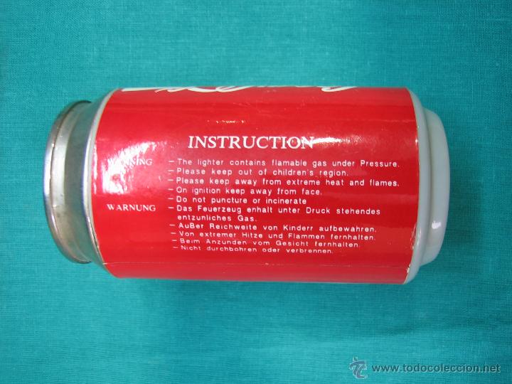 Coleccionismo de Coca-Cola y Pepsi: LATA DE Refresco ENCENDEDOR - Foto 9